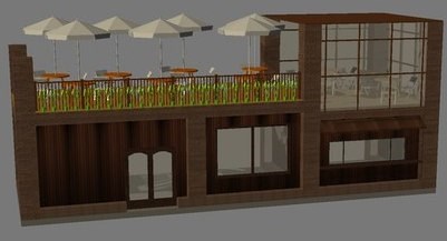 Дома, промышленные здания: Restourant-Bar