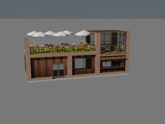 Дома, промышленные здания: Restourant-Bar