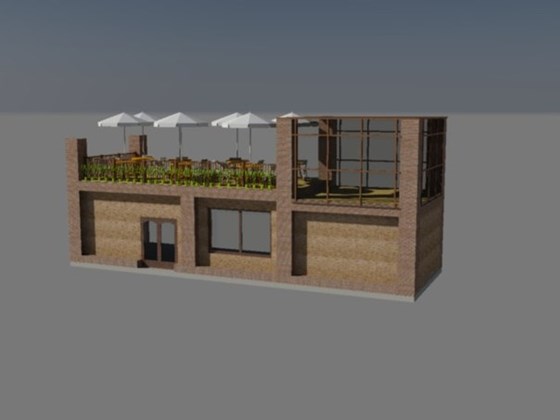 Дома, промышленные здания: Restourant-Bar