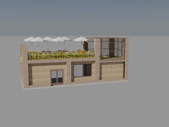 Дома, промышленные здания: Restourant-Bar